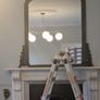 Antique Over Mantle Mirror Image 3