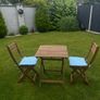 Garden patio table chairs set balcony Image 3