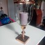 rose gold large  hurricane jar candle Image 5