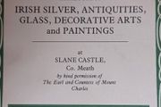 Sotheby's Catalogue  Slane Castle, Co. Meath