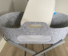 SnuzBaskit Moses Basket & Stand - Grey