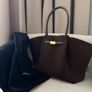 DeMellier New York Brown Mocha Suede Bag Image 8