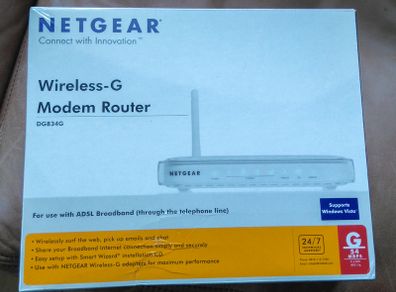 Netgear Wireless - G Modem Router (new).