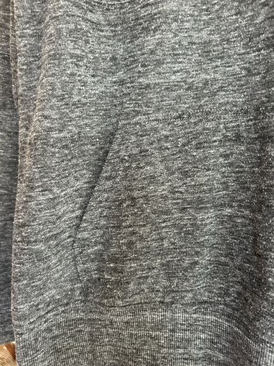Mens Half Zip Grey Hoodie