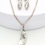 Vintage 925 Sterling Silver & Diamond Accents Set Image 8