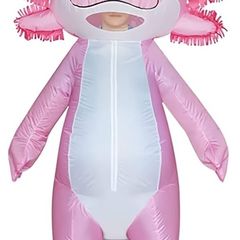 SEASONAL SALE  Axolotl Costumes Inflatable Costume Halloween Blow Up Costume for Men Women Blow up Costumes Funny Fancy Dress Party