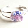Handmade Glass Fused Dichroic Bangle - FREE DELIVERY Image 6