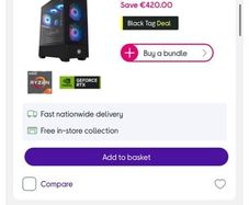 Flux 300 gaming pc Amd ryzen 7 rtx 4060ti 1 tb ssd