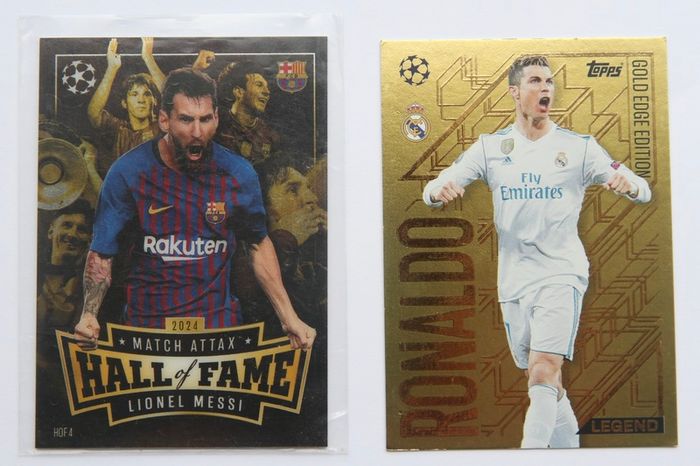 Match Attax HOF, Gold and Black Edge - Messi, Ronaldo, Salah, etc.