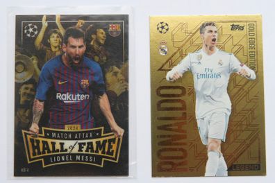 Match Attax HOF, Gold and Black Edge - Messi, Ronaldo, Salah, etc.