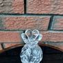 Vintage Crystal Perfume Bottle With Stopper Image 4