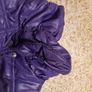 Purple Puffa Girls Coat age 18-24- Generous size Image 4
