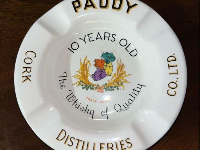 Arklow pottery advertising Paddy ashtray