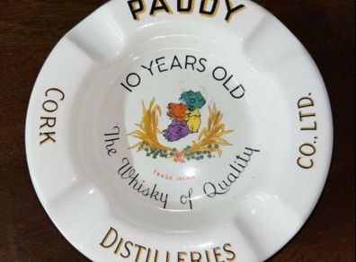 Arklow pottery advertising Paddy ashtray