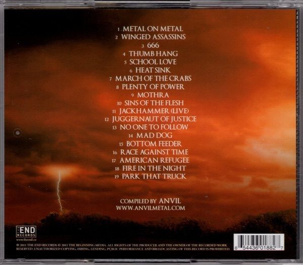 ANVIL - Monument Of Metal    CD