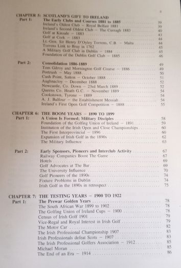 Early Irish Golf Book First Edition