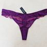 Ann Summers Sexy Lace Thong Dark Purple Pink s.10 Image 4