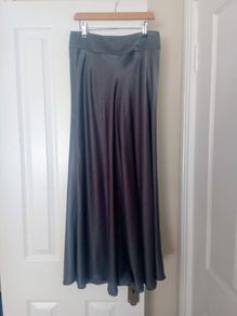 My Essential Wardrobe Satin Maxi Skirt size 34/ UK 8