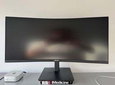 ASUS 34 inch Curved Ultrawide WQHD 100Hz USB-C Monitor  Boxed