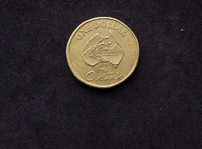 Australian : 2002  " Year of The Outback " Commemorative One Dollar Coin