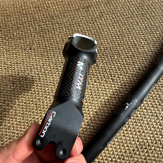 ITM Millenium carbon stem + Ritchey WCS bars