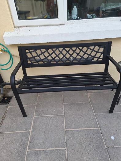 Garden Bench and Side Table
