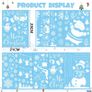 Window Stickers 335pcs Christmas Window Decorations Double Sides Xmas Window Stickers Image 2
