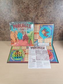 PARCHEESI Board game The game of India Vintage 2001  missing 2 pieces Rare