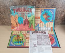 PARCHEESI Board game The game of India Vintage 2001  missing 2 pieces Rare