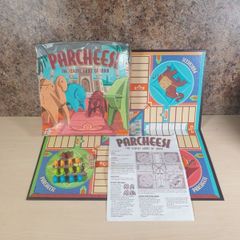 PARCHEESI Board game The game of India Vintage 2001  missing 2 pieces Rare