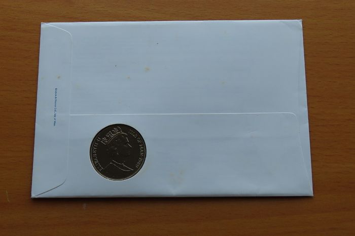 Isle of Man Mutiny on the Bounty Bicentenary 1789-1989 Crown coin stamp cover