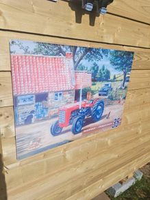 Large Massey Ferguson 35 35x  metal sign
