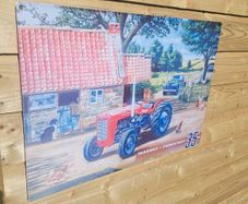 Large Massey Ferguson 35 35x  metal sign