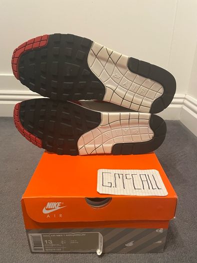 Air Max 1 Anniversary Red - 12uk