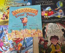 5 Great books Adam's by Benji Bennett/ Gretta / Alexander the Great Dane