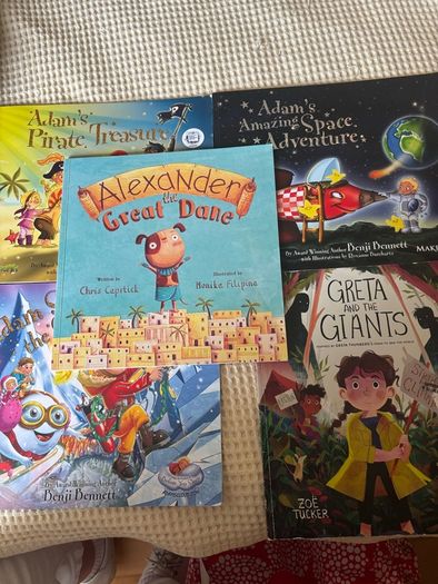 5 Great books Adam's by Benji Bennett/ Gretta / Alexander the Great Dane