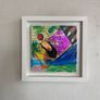 Original Abstract Painting  Original Art  Swim Art Swimmer Swimming art Image 4