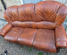 Sofa couch leather