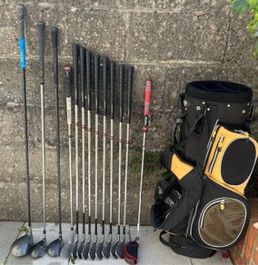 Full set of golf clubs
