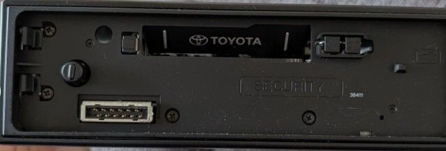 Toyota Original Single DIN AM FM Radio Cassette Player TF2002
