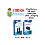 PlayStation 3 4 5 VR PSVR Move Tool Dual Controller Charger Dock Station Stand Image 2