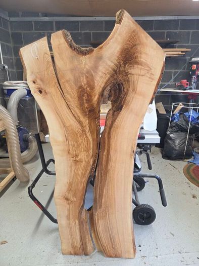 Live Edge Ash Slabs Kiln Dried Hardwood