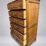 Louis XV Style Carved Oak French Tallboy Image 3