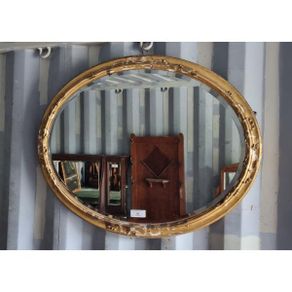 Gilt Oval Mirror KAS1348