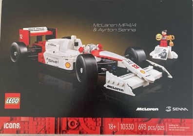 LEGO McLaren MP4 + Ayrton Senna. Brand New