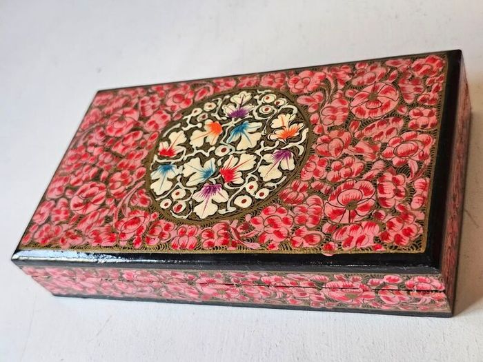 Vintage Kashmir Lacquered Box