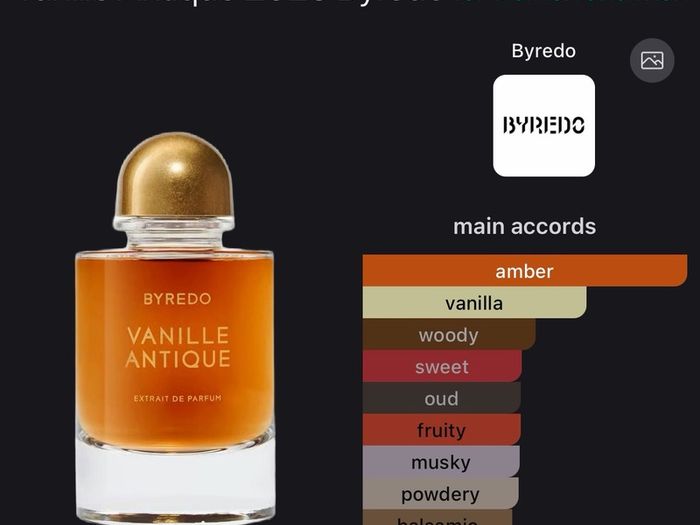 Byredo Vanille Antique 70ml Extrait