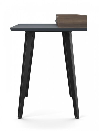 Alphason Memphis Charcoal Grey and Walnut Desk