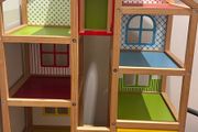 wooden dollhouse