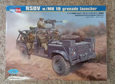Hobby Boss 1/35 Ranger Special Operations Vehicle RSOV with Mk 19 Grenade Launcher US Army Land Rover Defender Airfix Revell Trumpeter